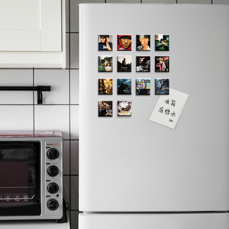 Chou Jeren Album Cover fridge with 25X25MM magnet suction (14)