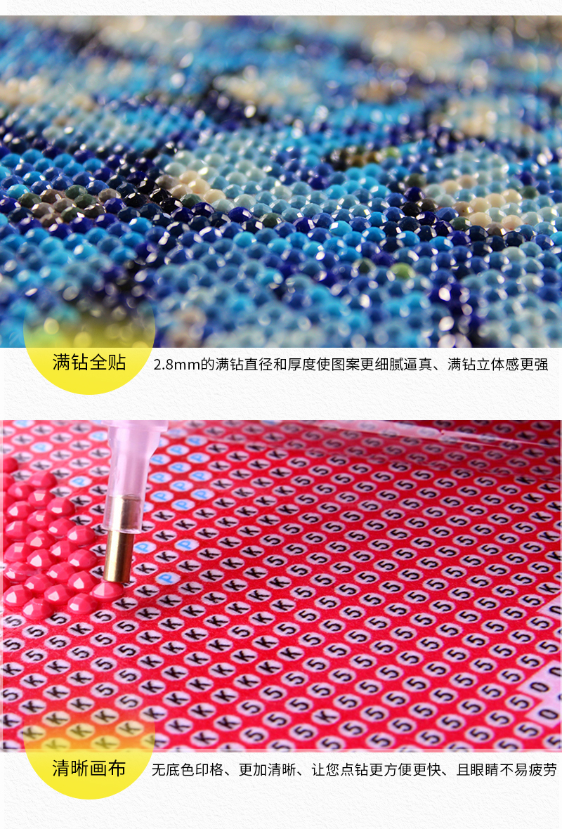 5d kim cương khoan mới giàu có đầy đủ hươu rhinestone kim cương thêu cross stitch phòng tranh thờ sống phong cách châu Âu nề 2019 - Công cụ & phụ kiện Cross-stitch tranh thêu chữ thập đồng hồ