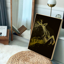 Diamond embroidered 2022 new hairstyle deer 5d diamond painting full drill with drilling and painting crystal diamond hand cross embroidered diamond paste