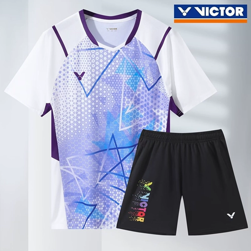 Многоцветная быстросохнущая форма для бадминтона, короткий рукав, делается под заказ