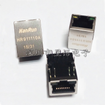 Original HR911110A network transformer RJ45 with light network interface with light mesh Port spot direct shot
