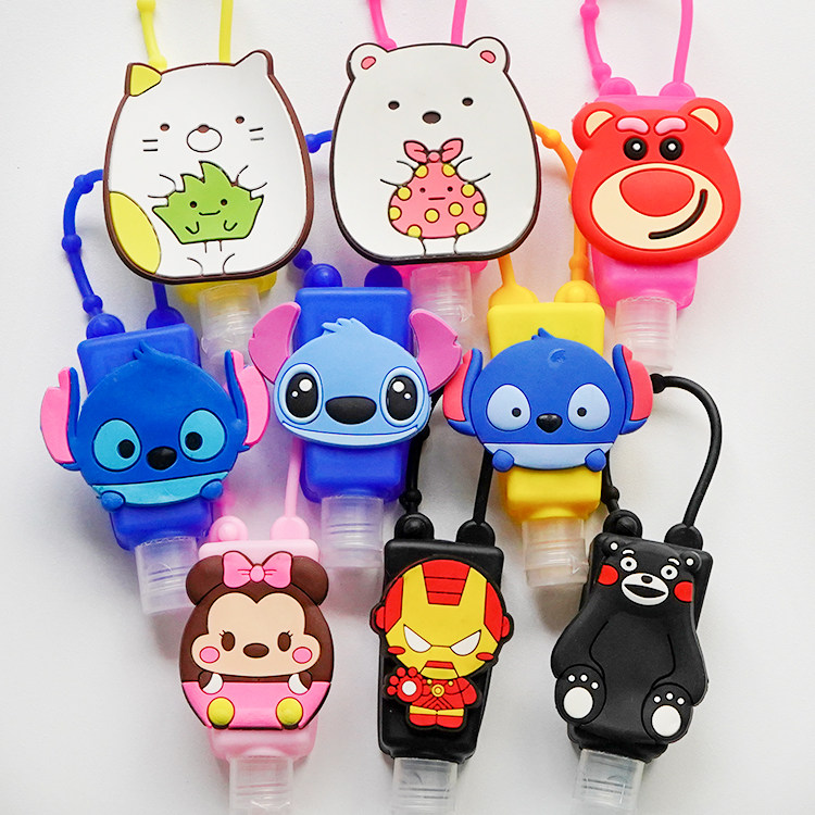 29ml cartoon portable free hand washing liquid without hand washing children travel baby moms carry clean hanging bag hanging decoration
