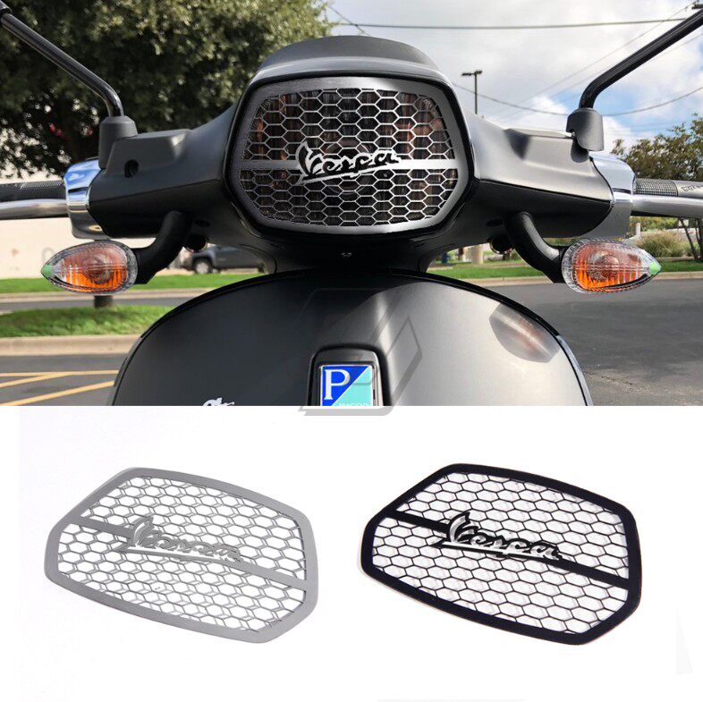 Applicable Biaccio vespa 150 springtime sprint retrofit large lampshade headlamps net new light eyebrow decorations-Taobao