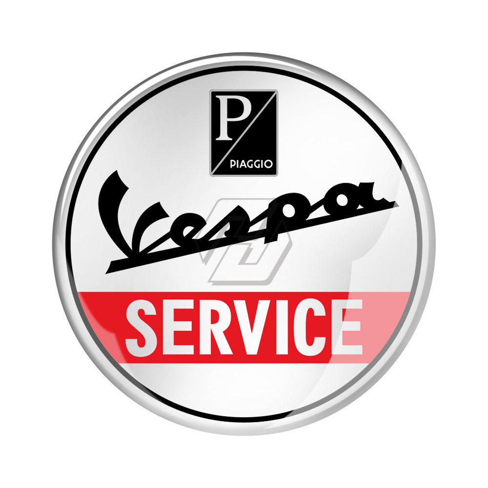 Locomotive Bijagio Vespa Sheep scooter 3D stickers Color car logo stickers Front decals