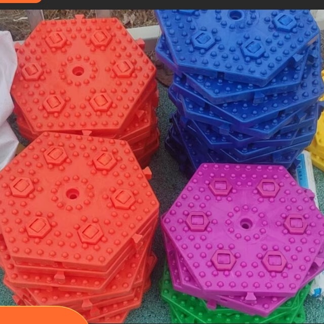 Large Colorful Slide Rectangular Hexagonal Slide Amusement Equipment Manufacturer Internet Celebrity Rainbow Slide Outdoor Scenic Spot