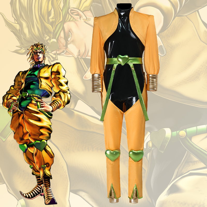 Jojo's Bizarre Adventure Dio Brando Cosplay Costume Dio Brando Convention Role-Playing Stage Costume Jojo's Bizarre Adventure Dio Brando Cosplay Costume Dio Brando Convention Role-Playing Stage Costume