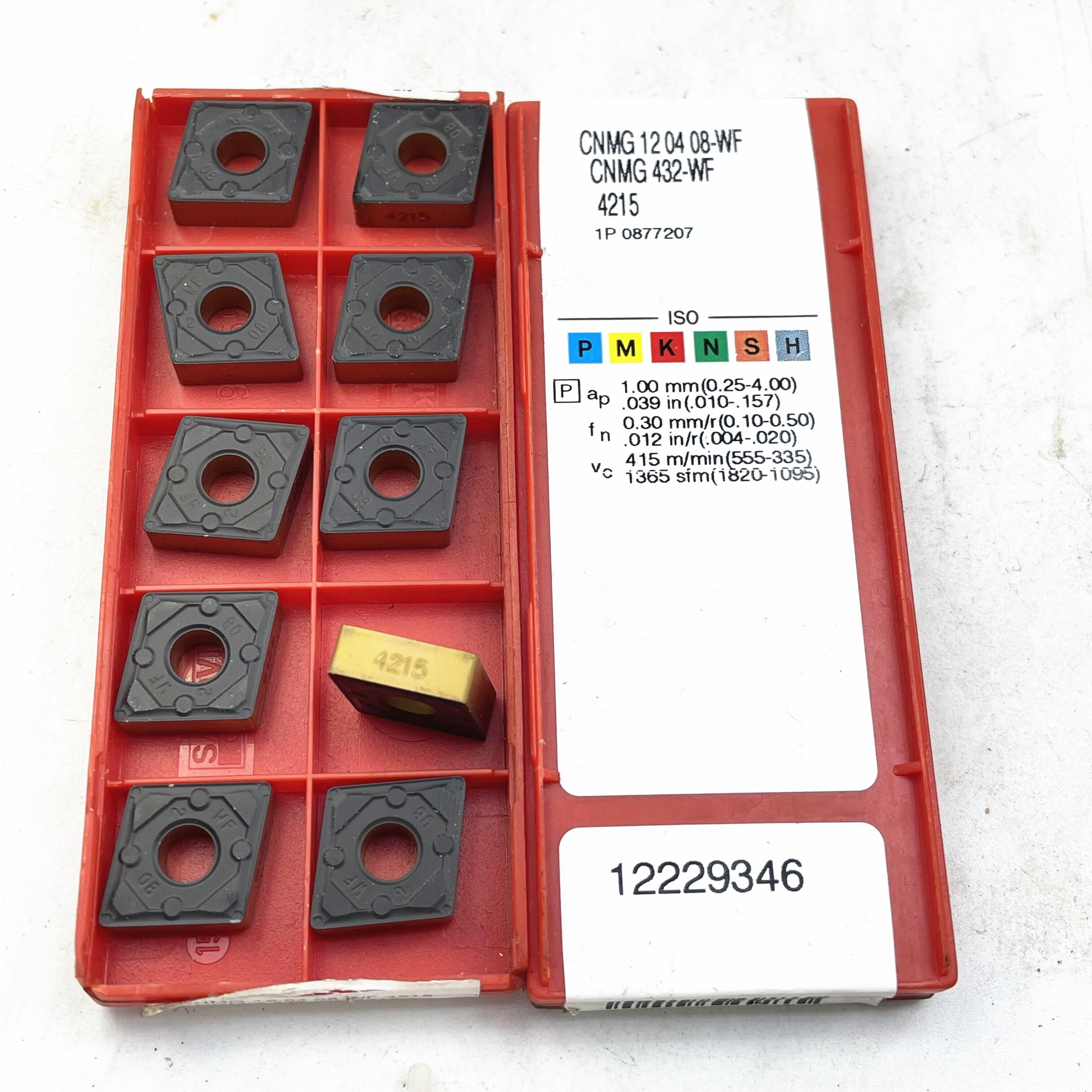 Numerical control blade CNMG120408-WF 4215