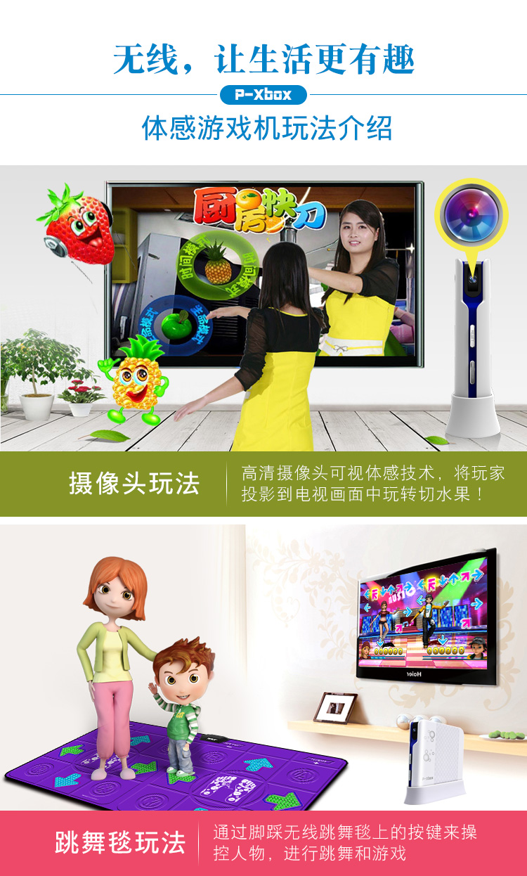 Dance Fighter king camera đôi cơ thể trò chơi điều khiển TV nhà máy tương tác giao diện máy tính không dây nhảy thảm nhà tay cầm game