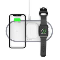 Divo Three-in-One Wireless Charger for Apple iPhoneiWatchAirPods Huawei Samsung Mobile Phone
