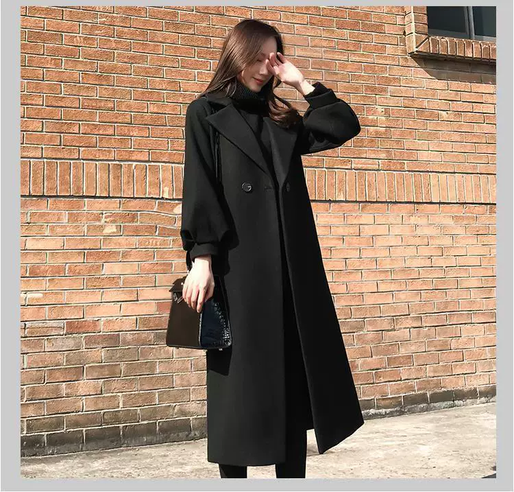 Демисезонное шерстяное пальто, куртка, длинное элитное trench coat, корейский стиль, большой размер, максимальная длина, оверсайз, увеличенная толщина