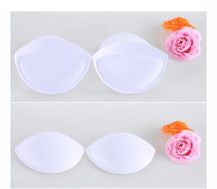 Купальный лиф 超厚泳衣加厚胸垫 聚拢比基尼文胸抹胸内衣海绵插片 3cm厚 4612