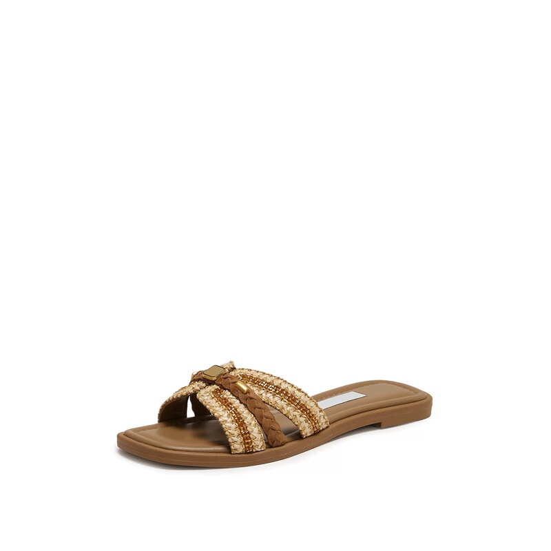 Same Style as in the Mall, 2026 Summer New Maya Style Flat Slippers, Flat Sandals, Women's Shoes Eeq48