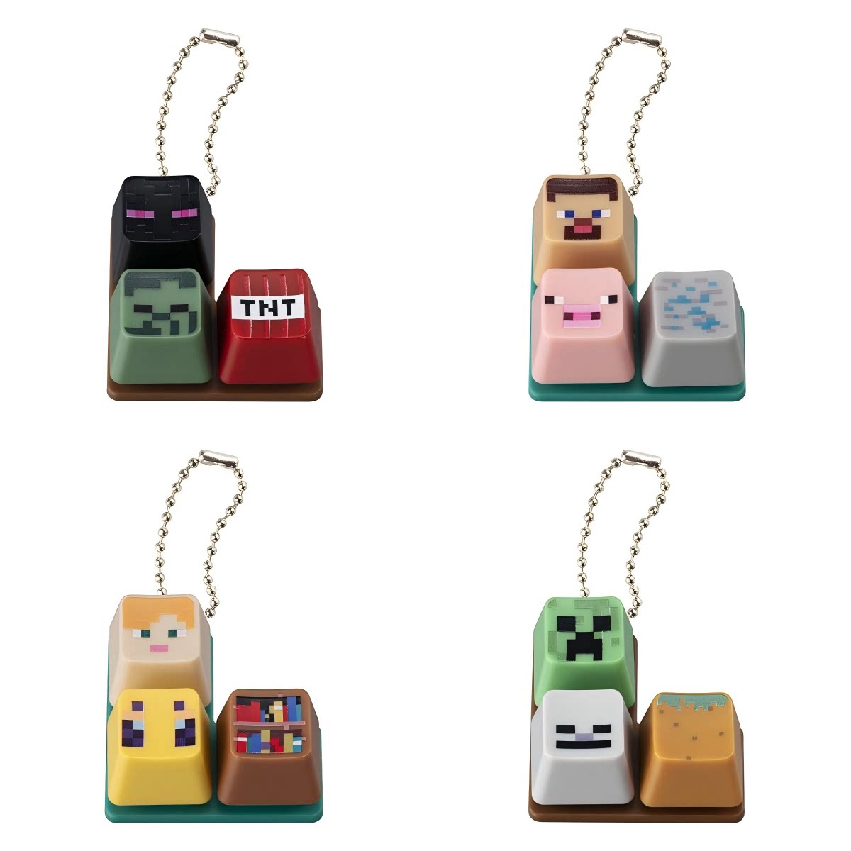 world.taobao.com: [in stock] bandai mc minecraft keyboard keycap style ...