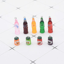 Star plan DIY jewelry accessories Resin canned bottle soda bottle Earrings Earrings keychain pendant