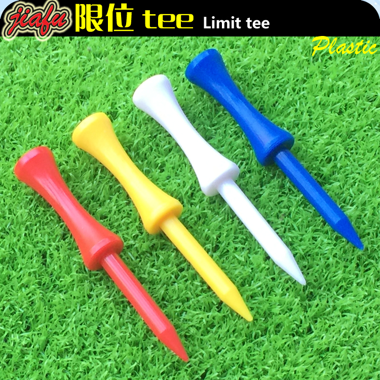 Golf Nail Limit Tee Double Knots Ball Nails Real ball seat Ball Colorful Plastic plastic accessories Non-wood T