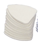 Треугольник, фрезерный станок для ногтей, стеклянный вощеный гигиенический ткань для полировки