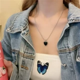 Ожерелье, аксессуар, дизайнерский брендовый небольшой товар, замок, цепочка до ключиц, 2024 года, тренд сезона