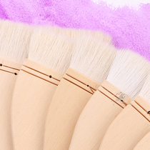 Korea Huahong 100 wool brush wide watercolor brush shading brush brush row brush gouache pastel brush