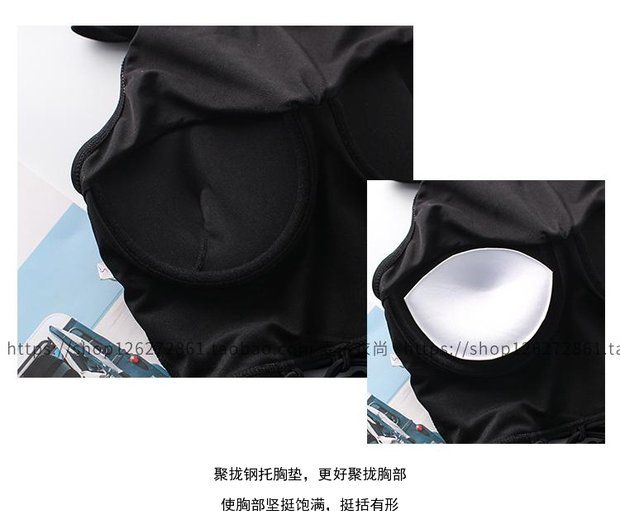Thời gian 荏苒 -cấp dây quai làm đẹp trở lại áo tắm một mảnh kiểu áo tắm mùa xuân nóng bỏng áo tắm nữ cảm giác nước hoa nhỏ áo tắm liền thân
