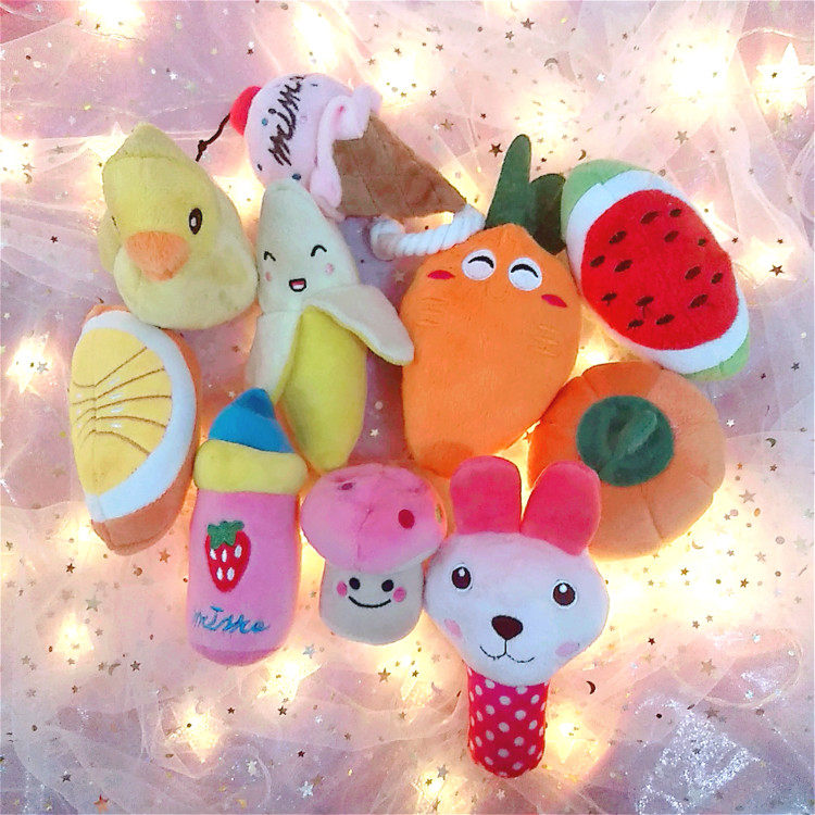 Dog toy plush sounding toy bite-resistant molar dog supplies pet teddy puppy toy dog ​​training dog toy