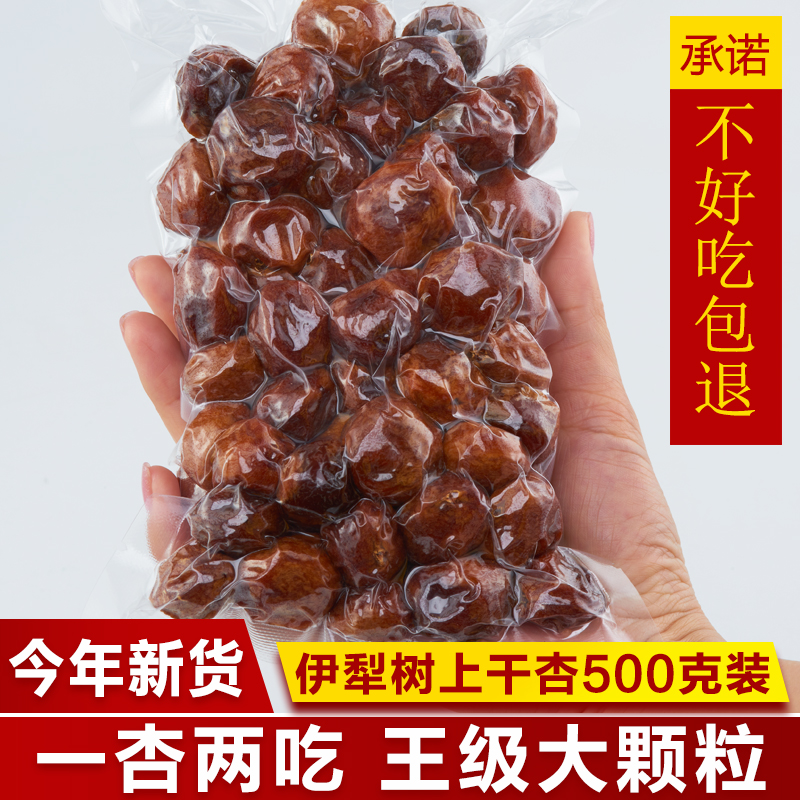 Yili hanging dried apricot dried apricot 2022 new goods Xinjiang specialty tree hanging dried fresh 500g snacks