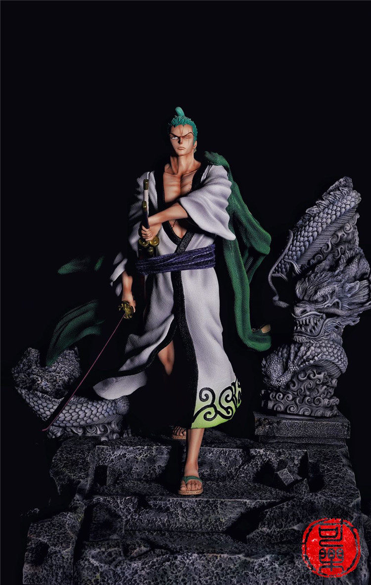 One Piece Roronoa Zoro Resin Model Painted Statue In Stock Anime Collection New Ebay
