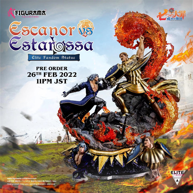 Figurama The Seven Deadly Sins Escanor Resin Model Estarossa