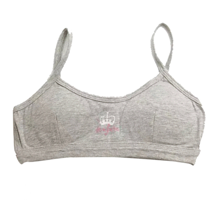 Xinfu New Genuine Underwear Developmental Girl Bra Pure Cotton Sling Strap Student Vest Summer Thin