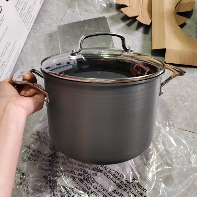 Set of Pots, Split into Individual Pieces, American Single-Layer Anodized Aluminum Soup Pot, Stew Pot, Braising Pot, Noodle Pot, Stock Pot, Soup Pot 22 ㎝ Set of Pots, Split into Individual Pieces, American Single-Layer Anodized Aluminum Soup Pot, Stew Pot, Braising Pot, Noodle Pot, Stock Pot, Soup Pot 22 ㎝