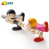 Деревянная марионетка, кукла, игрушка, DIY, граффити