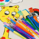 Sponge Stamp Painting Brush Children's Painting Set Graffiti Brush Paint Brush Rubbing Tool Painting Palette