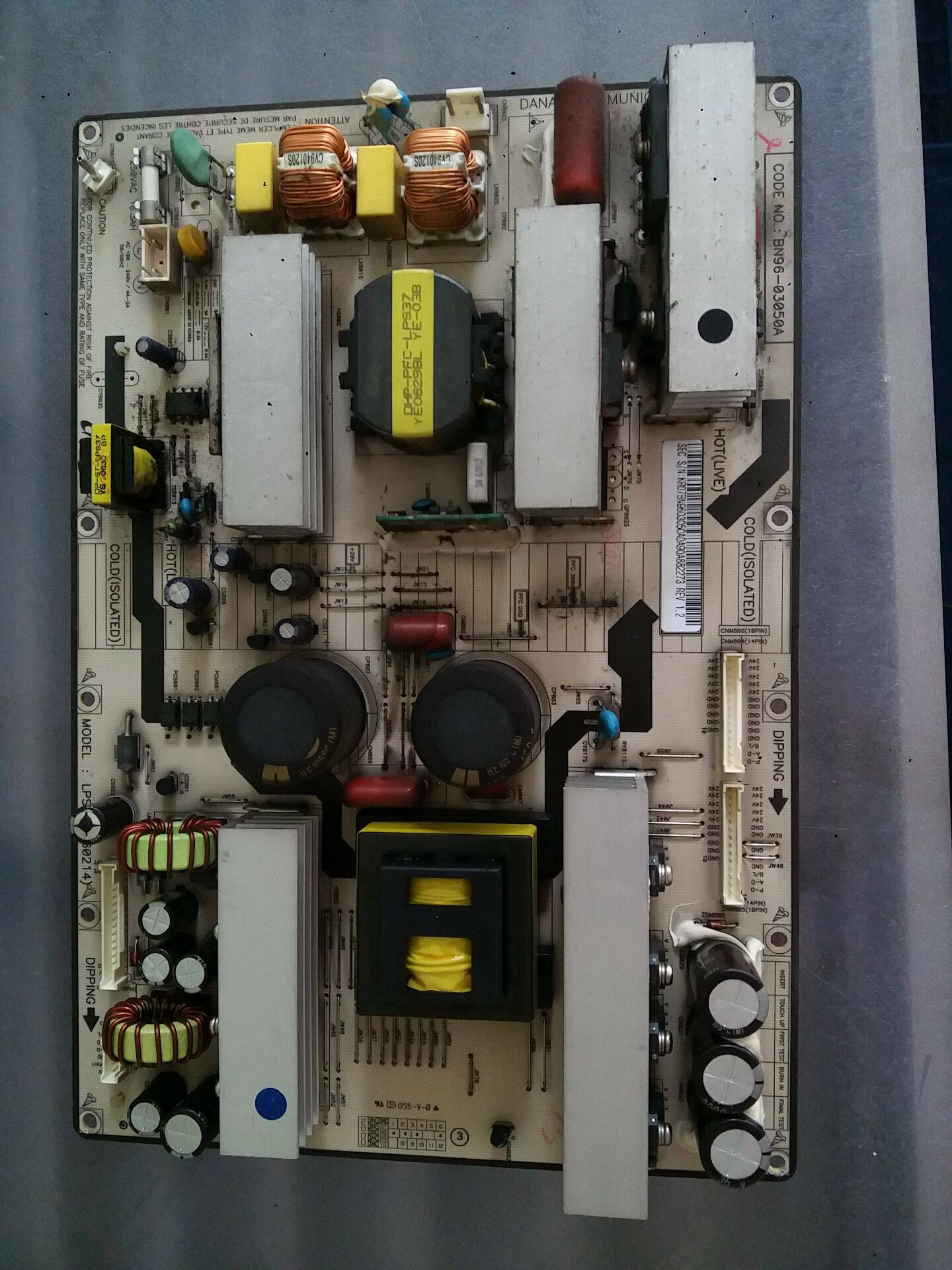 Original fit Samsung LA37R71B power board BN96-03050A LPS37 LPS37 (060214)