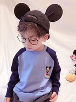 Pro-Subdress 2022 Childrens sweater Spring dress New boy Hooded Knit Undershirt Girl Baby Thin blouse
