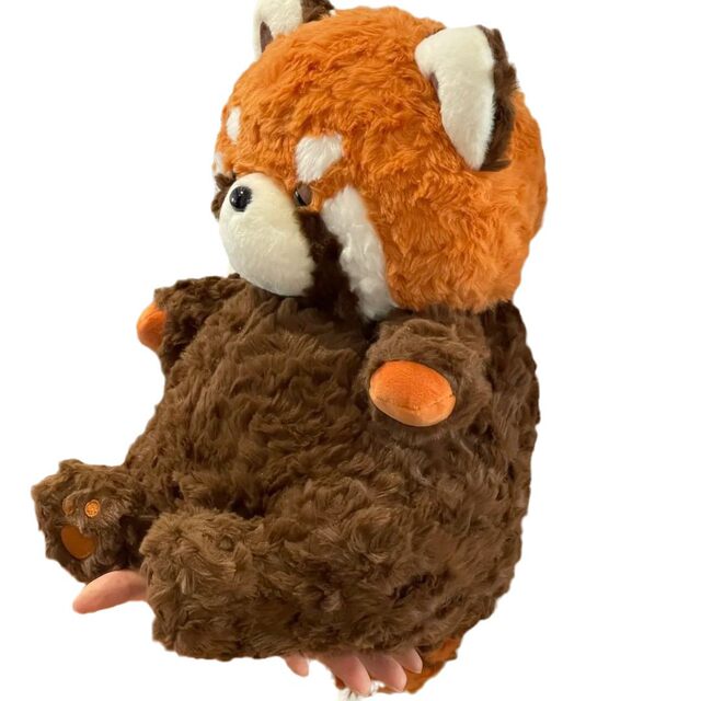 Japanese St Cute Panda Plush Toy Girly Raccoon Doll Stuffed Animal Gift for Girls Birthday Gift for Boys