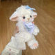 Hong Kong Sc Little Lamb Plush Toy Handmade DIY Kit, Moving Lamb Doll, Birthday Gift for Girls