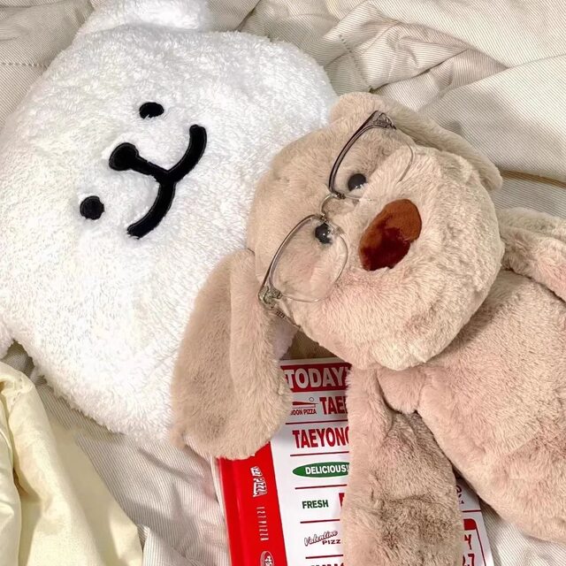 Japanese Sc Long-Legged Puppy Plush Toy Doll Soft Cute Dog Doll Sleeping Pillow Birthday Gift