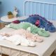 Japanese St Cute Dinosaur Plush Toy Lying Dragon Doll Little Flying Dragon Stuffed Animal Children's Sleeping Pillow for Girls