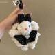 Hong Kong Sc Cute Lop-Eared Rabbit Plush Toy Keychain Bag Pendant Cartoon Gift