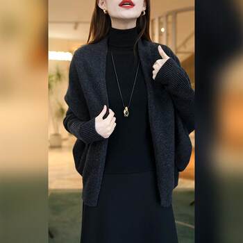 Spring and Autumn New Women's Clothing with a Versatile Design, Elegant and Slimming, Stylish and Simple Knitted Cardigan, Super Nice and Beautiful Top