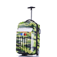 Камуфляжная полицейская машина, наклейка, чемодан