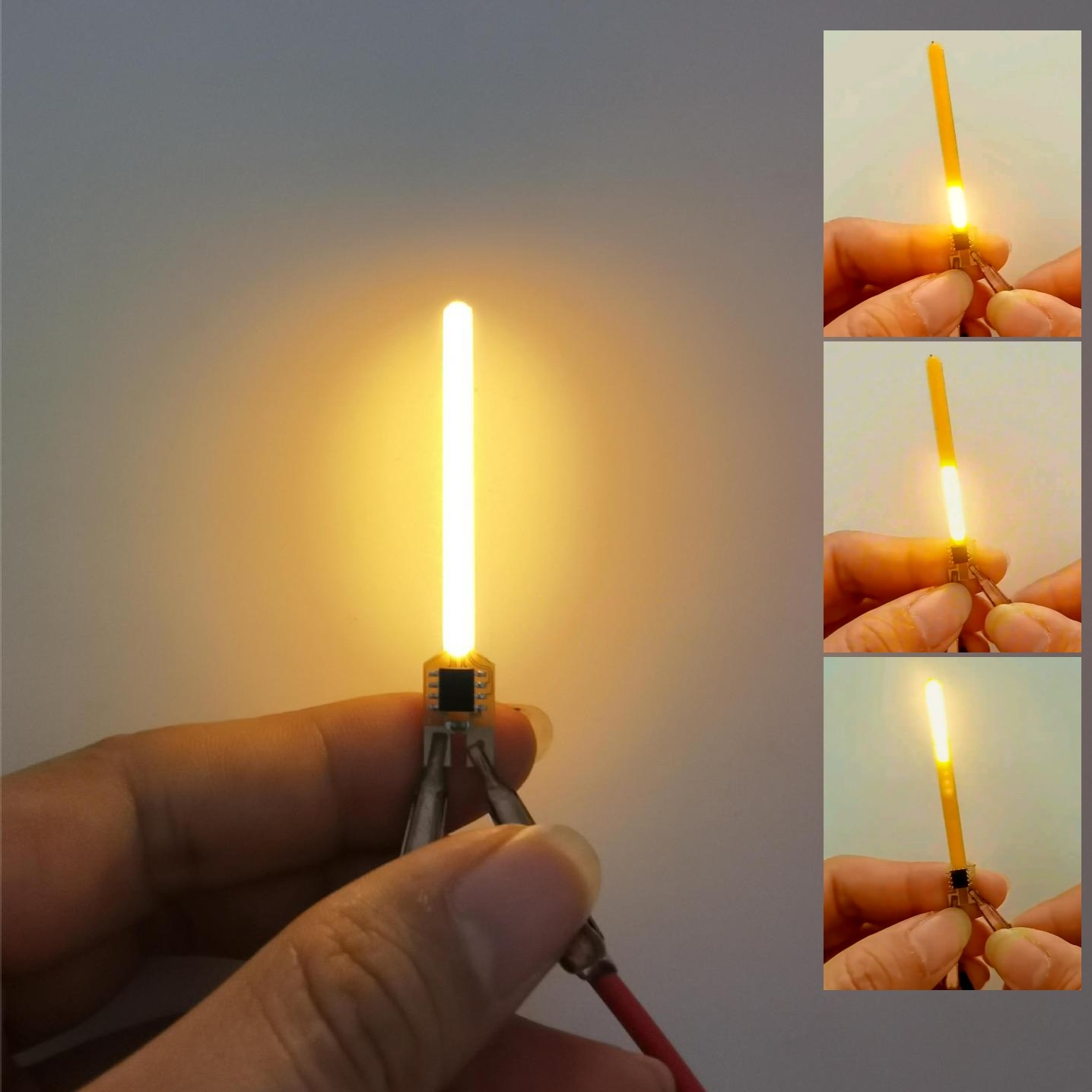 单流星雨led灯条圣诞节氛围灯3V春节日流水灯跑马灯串闪烁手工DIY