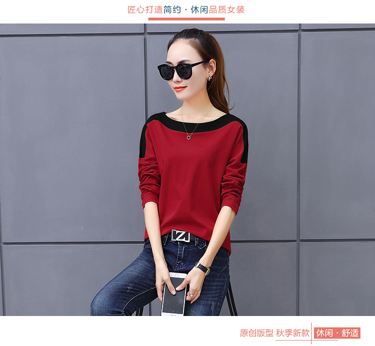 Mùa thu đông mới mẹ mặc áo dài tay cộng với áo thun nhung nữ trung niên màu đỏ ngắn áo ấm ấm dày áo sơ mi nữ trung niên