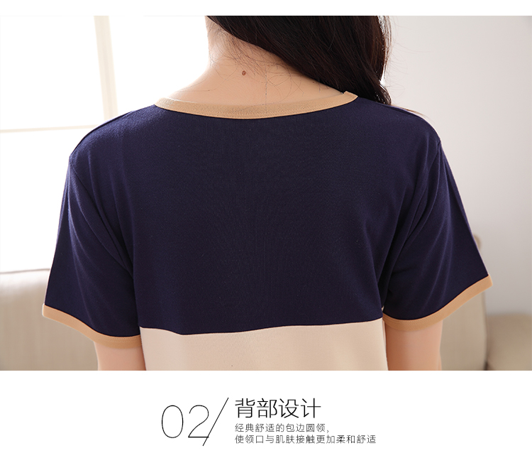 Vài bộ đồ ngủ phụ nữ mùa hè ngắn tay cotton phần mỏng Hàn Quốc phiên bản của mùa hè dễ thương hai mảnh phù hợp với nam giới kích thước lớn dịch vụ nhà bộ đồ thể thao nữ