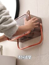 Transparent wash-face towels containing case wall-mounted disposable face towels containing shelf toilet face towels paper shelving