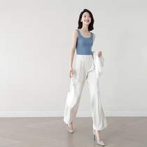 JOLIMENT Giant Cool Giant Wear Giant Thin Shun Summer Joker Temperament Three Color Casual Straight Pants