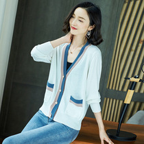 JOLIMENT Color Coat Sweater Outer Shirt Women 2021 New Fashion Casual Loose Short Knit