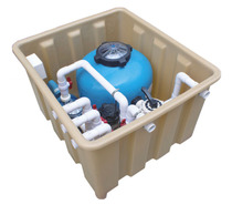 Buried all-in-one machine Swimming pool integrated filtration equipment Fish pond filtration buried machine AIKE URS-16