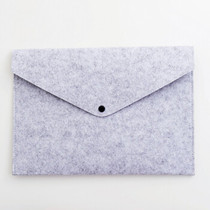 Simple can be customized logo felt folder A4 file bag clutch bag office storage bag student information bag