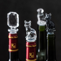 Champagne wine cap replacement plug cute cat rabbit deer puppy sealed bottle stopper for export