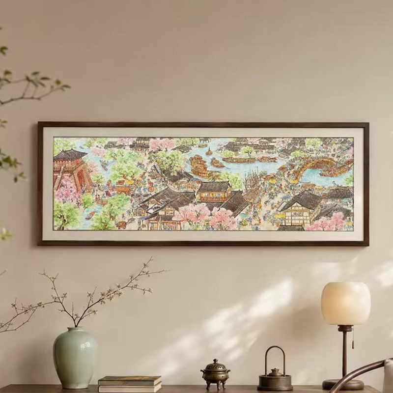 Mao Kong 1000-Piece Puzzle Frame 99*31.6 Solid Wood Aluminum Alloy Picture Frame 75*50 81.3*40.6 Blank Photo Frame